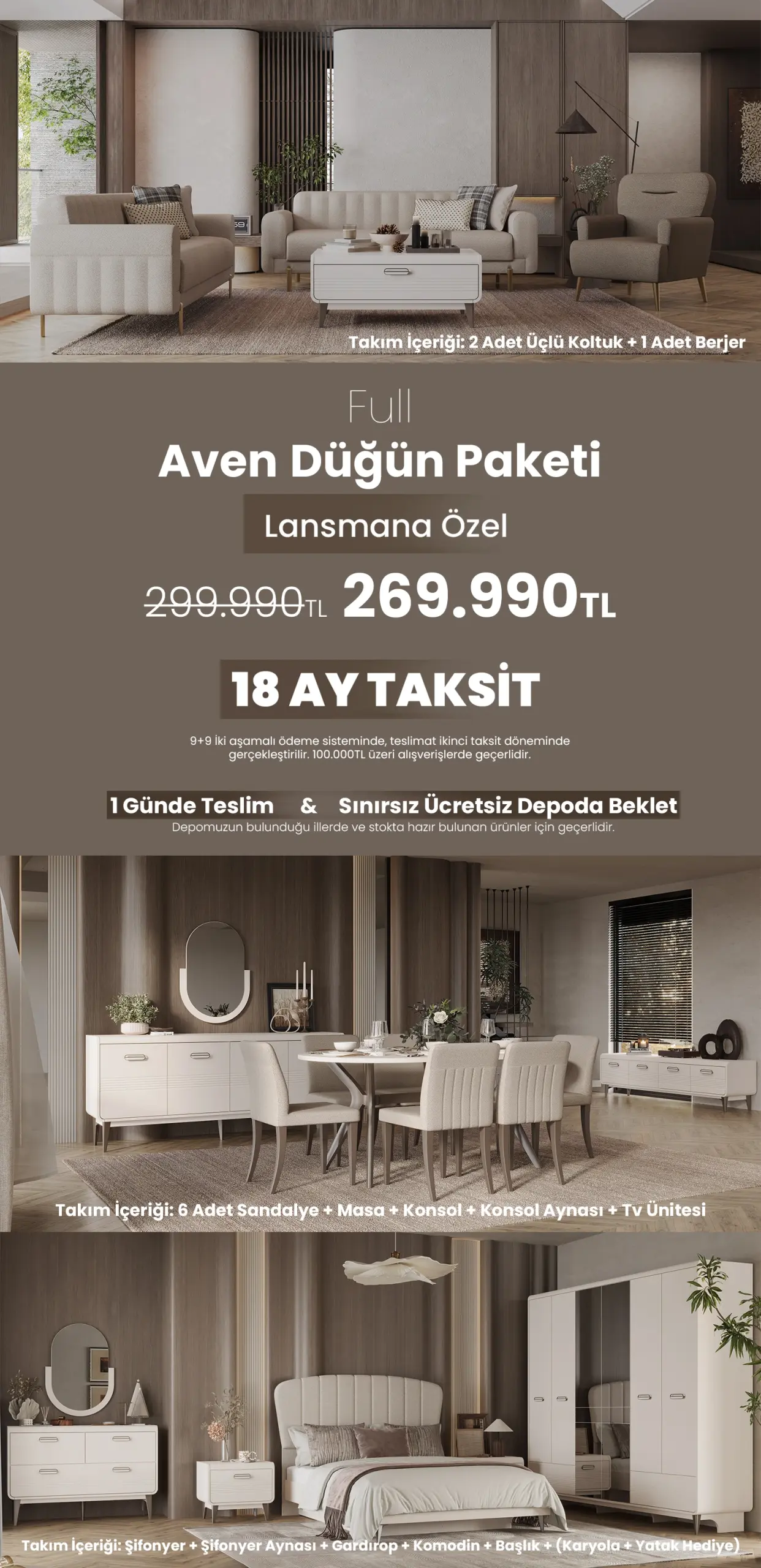 Yeni Aven Düğün Paketi