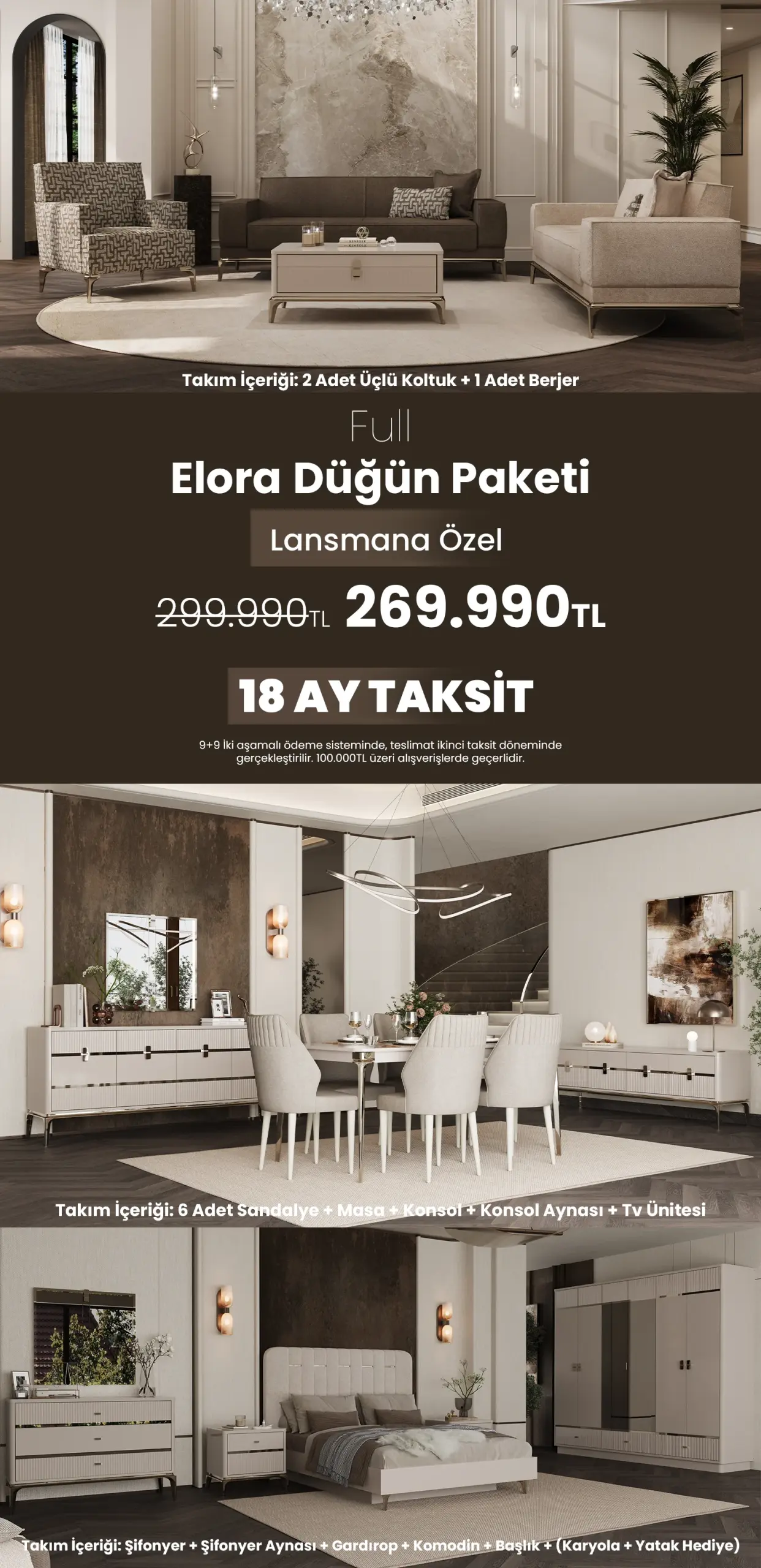 Yeni Elora Düğün Paketi