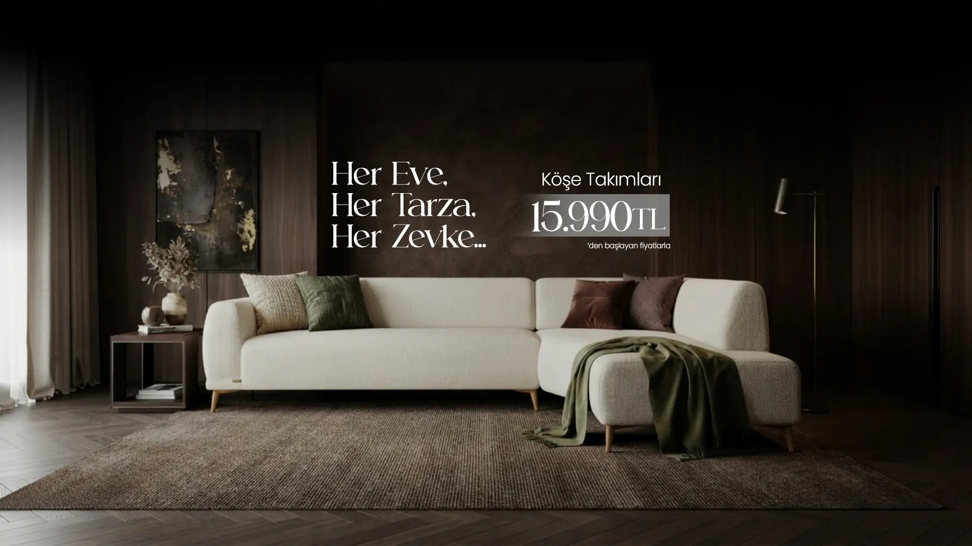 Köşe Takımları 15.990tl den başlayan fiyatlarla