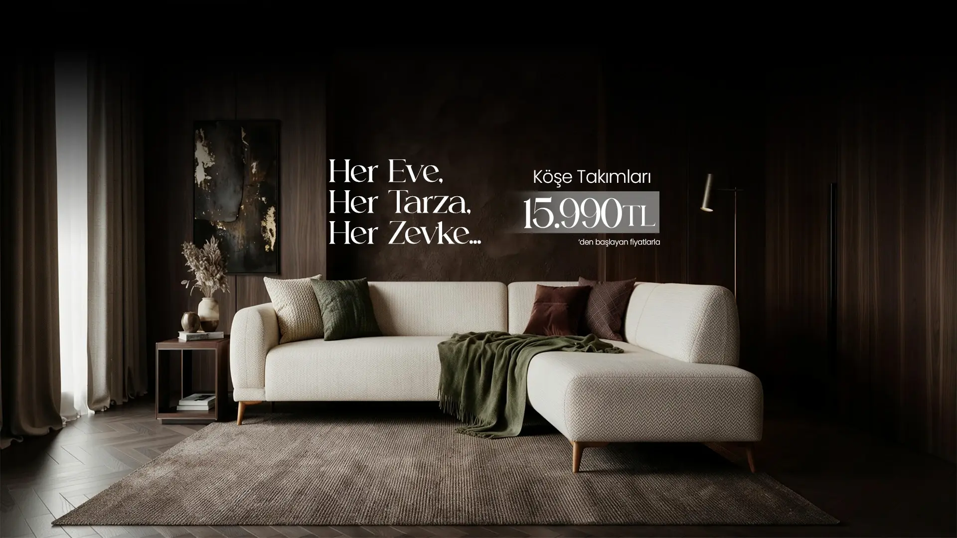 Köşe Takımları 15.990tl den başlayan fiyatlarla