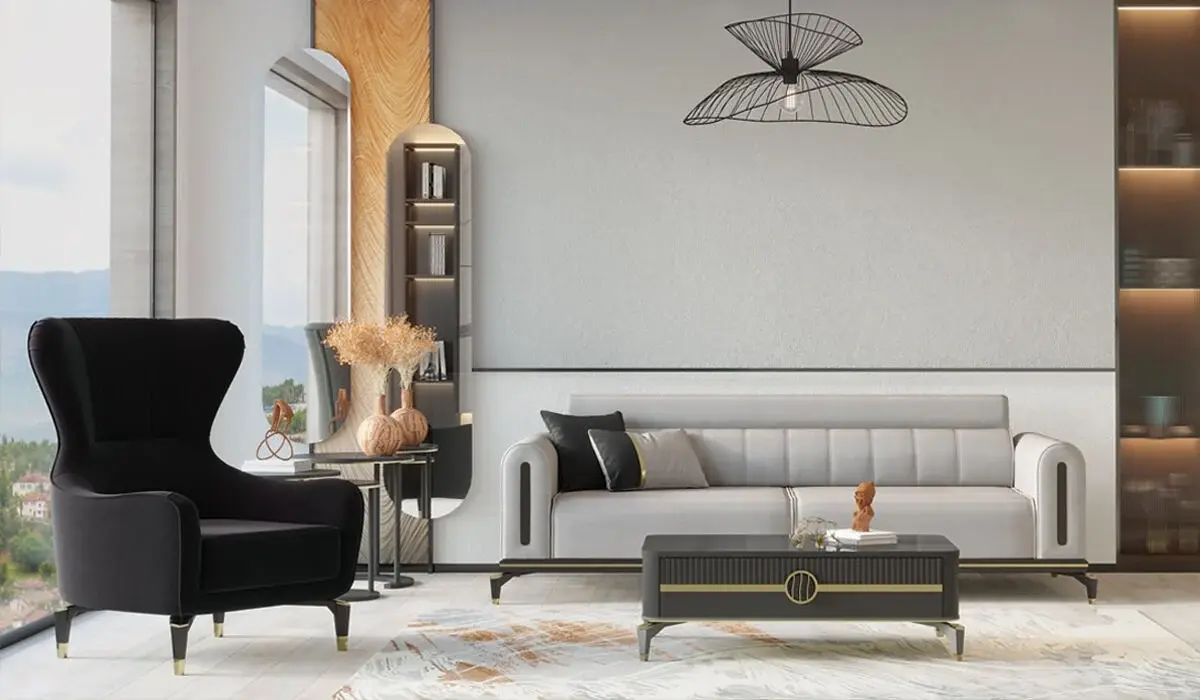 Gri Koltuk Takımı ile Salonunuza Şıklık Katın