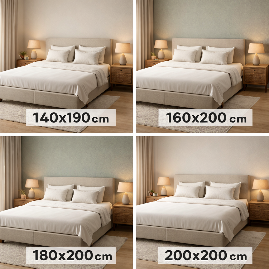 Çift Kişilik Yatak Ölçüleri Ne Olmalıdır