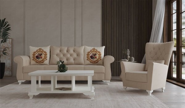 Bianco Düğün Paketi (Yatak+Karyola Hediye)