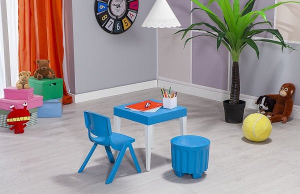 Junior Çocuk Kare Aktivite Masa Seti