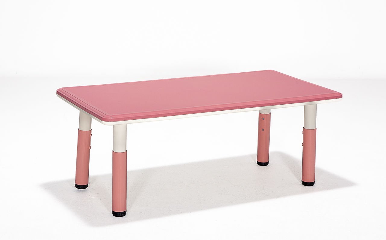 Junior Çocuk Kare Masa Pembe