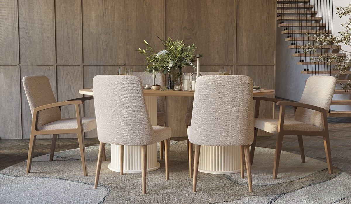 Bohem Masa + 6 Adet Sandalye Takımı