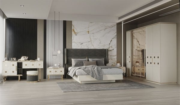 Vanesa Düğün Paketi (Yatak+Karyola Hediye)