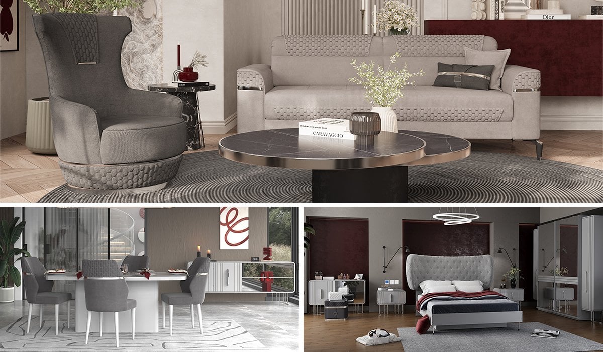 Veyron Düğün  Paketi  (Yatak+Karyola Hediye)