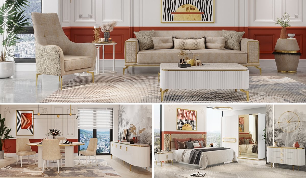 Lexus Düğün Paketi (Yatak+Karyola Hediye)