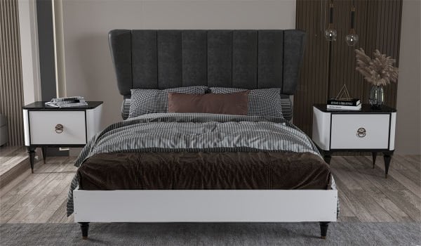 White Cross Yatak Odası Takımı Sandıklı Baza