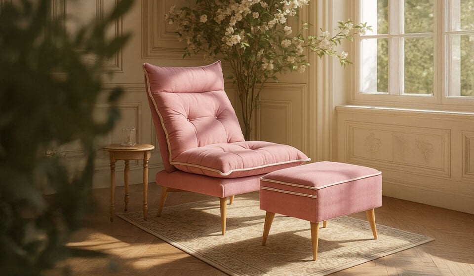 Flower Puflu Berjer Seti