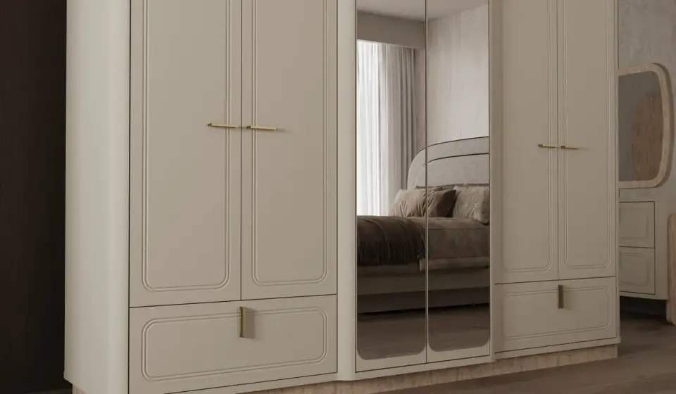 Aura 6 Kapaklı Gardırop
