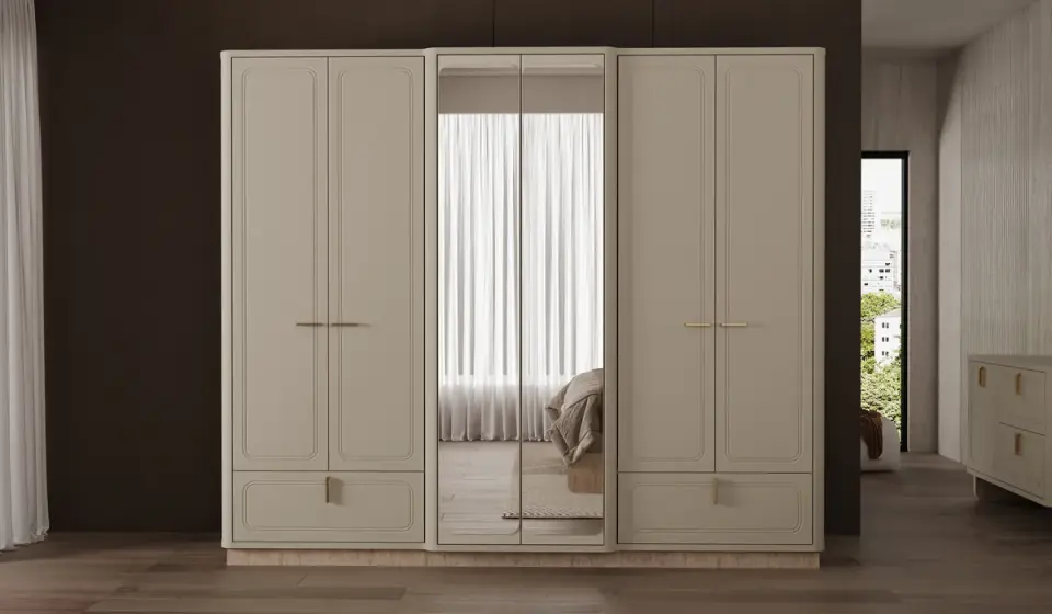 Aura 6 Kapaklı Gardırop