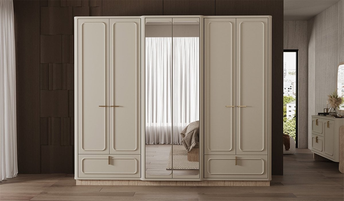 Aura 6 Kapaklı Gardırop