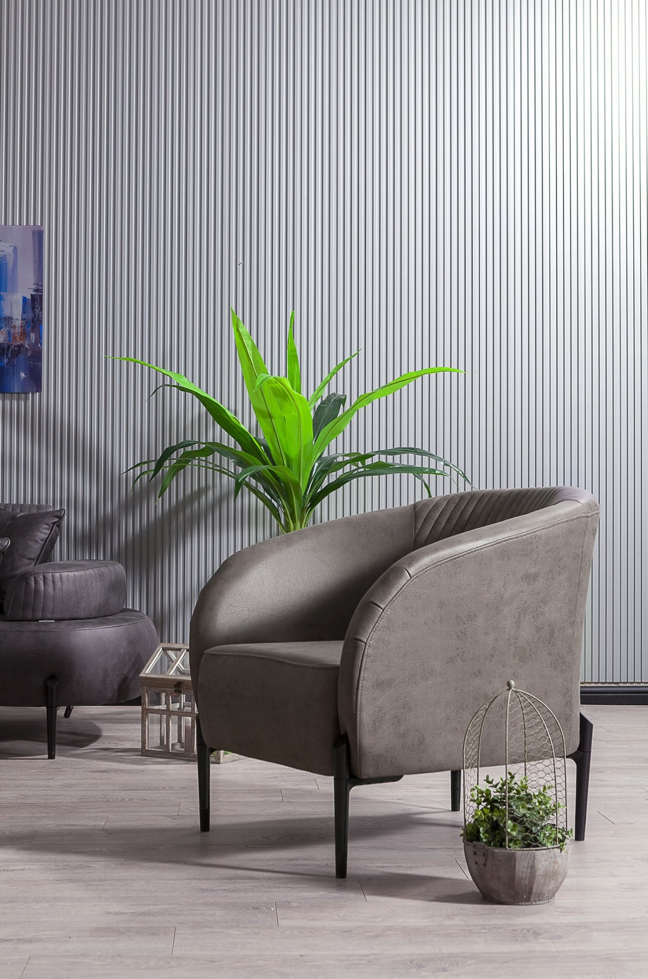 Cross Berjer Gri-Siyah Ayak