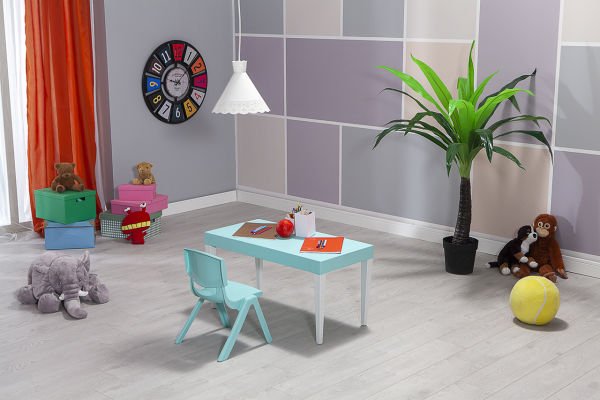 Junior Çocuk  Aktivite Masa Seti 1 Turkuaz