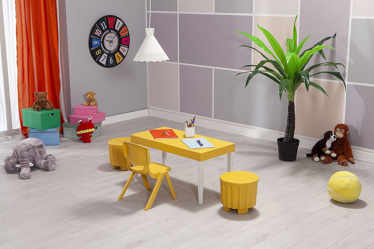 Junior Aktivite Masa Seti 2 Sarı