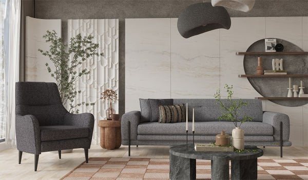 Salda Koltuk Takımı - Açık Gri