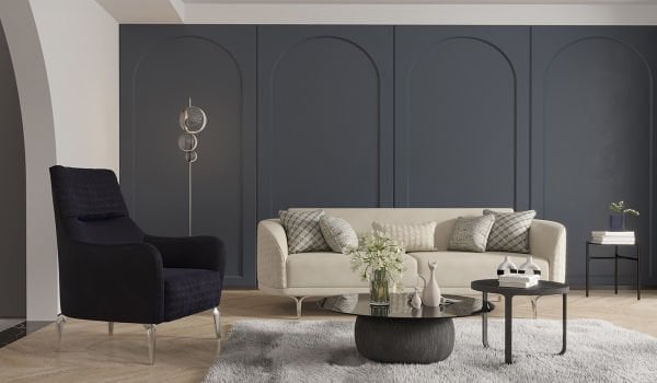 Bendis Koltuk Takımı Silver - Sabit Berjer