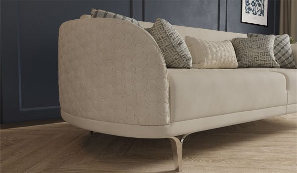 Bendis Koltuk Takımı Silver - Sabit Berjer