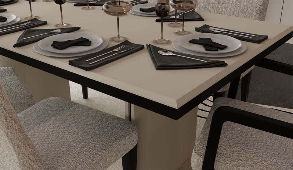 Bubble Masa + 6 Adet Sandalye Takımı