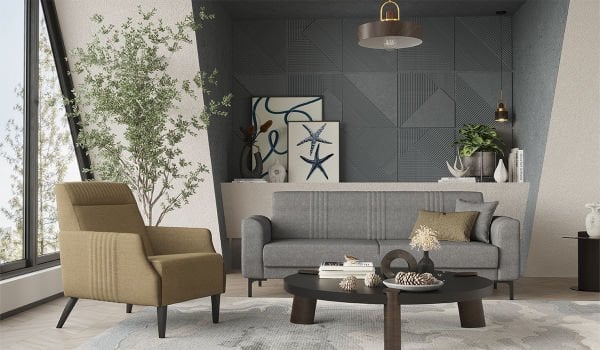 Rio Koltuk Takımı - Gri