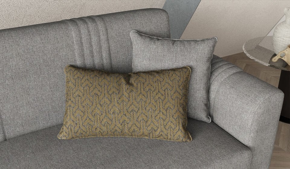 Rio Üçlü Koltuk Gri