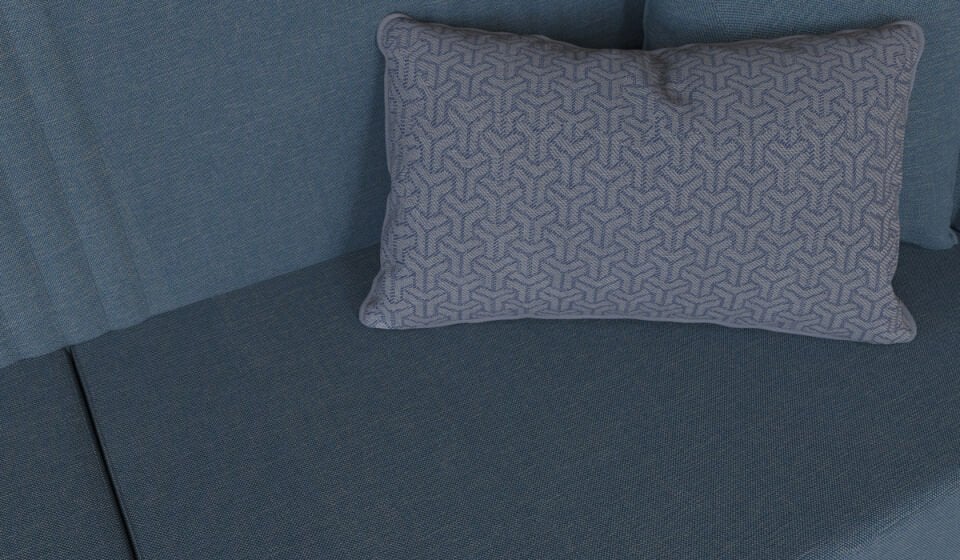 Rio Üçlü Koltuk Mavi