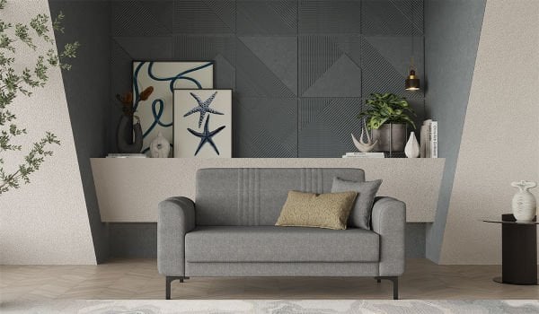 Rio İkili Koltuk - Gri