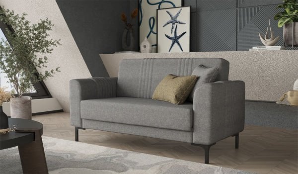 Rio İkili Koltuk - Gri