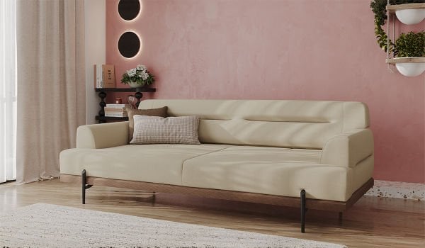 Linen Üçlü Koltuk