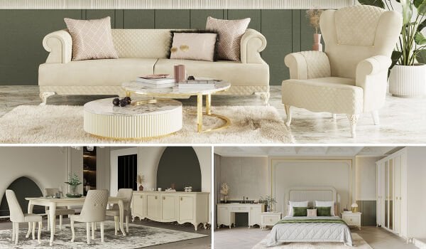 Hürrem Düğün Paketi (Yatak+Karyola Hediye)