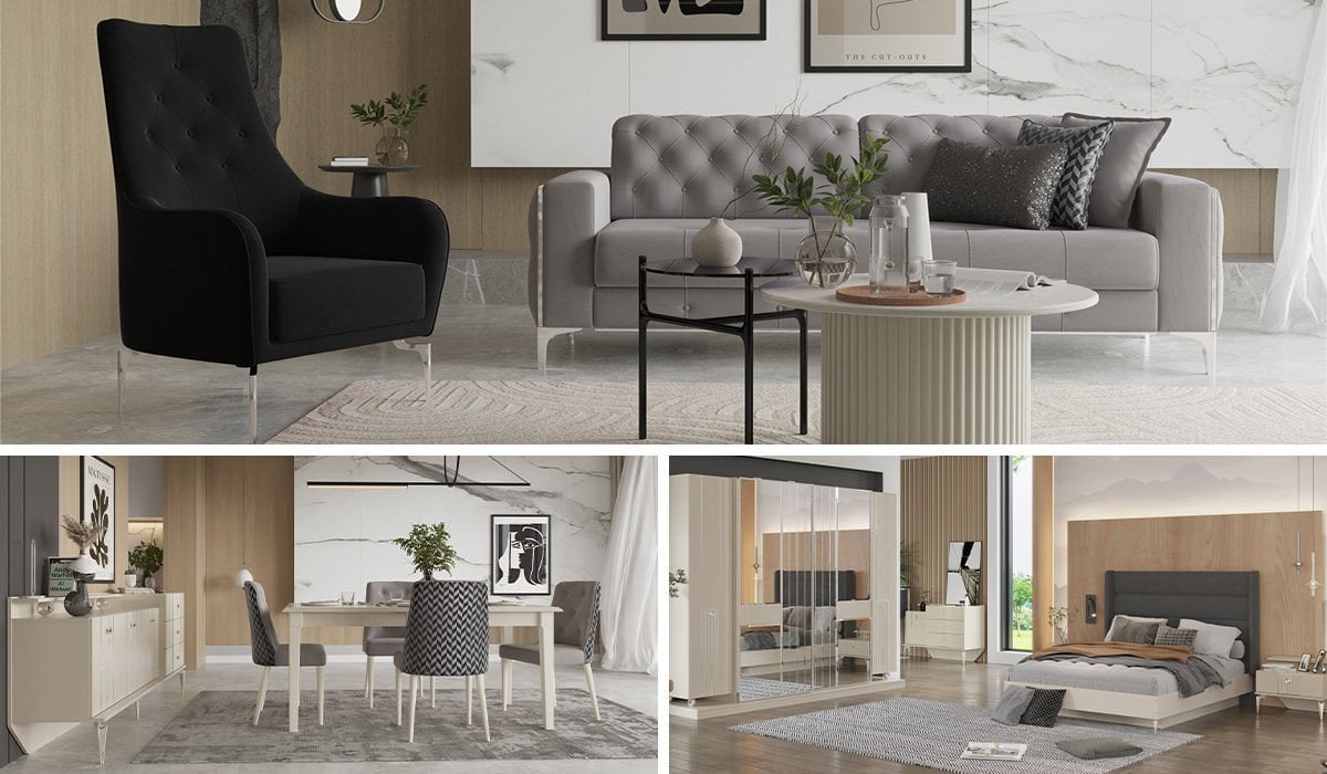 Vivaldi Düğün Paketi (Yatak+Karyola Hediye)