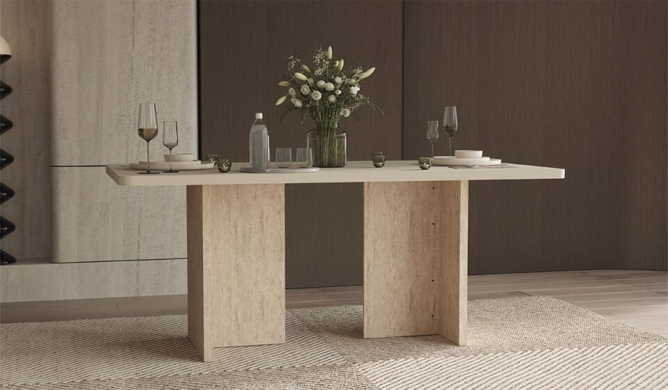 Aura Masa + 6 Adet Sandalye Takımı