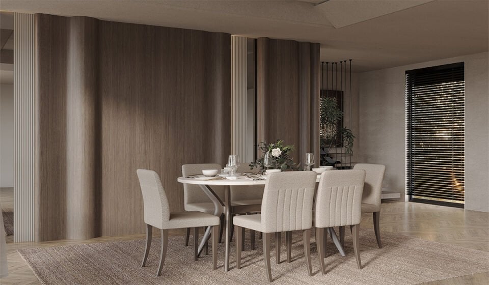 Aven Masa + 6 Adet Sandalye Takımı