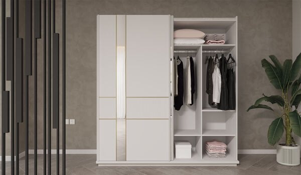 Gold Bella Sürgülü Gardırop 2 m.