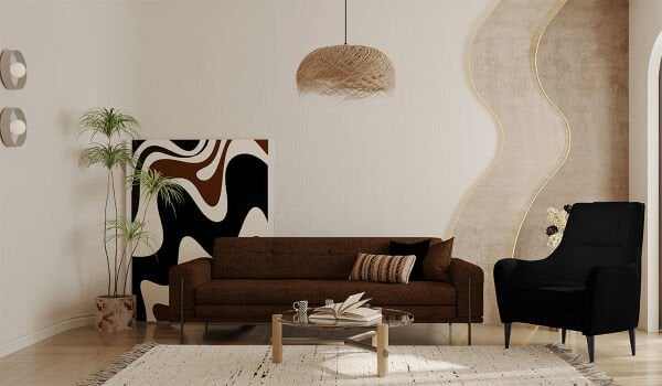 Salda Koltuk Takımı - Kiremit