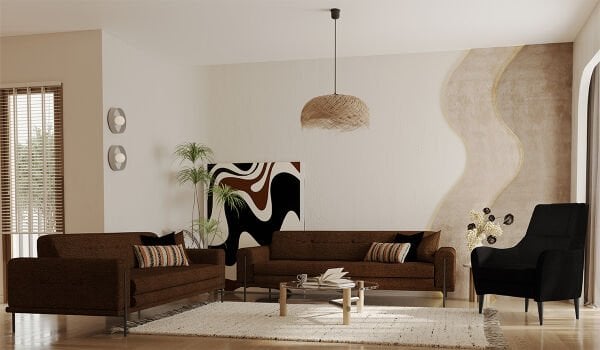 Salda Koltuk Takımı - Kiremit