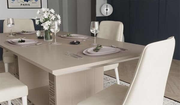 Bendis Silver Yemek Masası