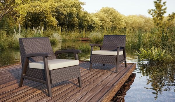 Vega Tekli Koltuk (Minderli) - Siyah