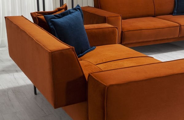 Loft Üçlü Koltuk Tarçın