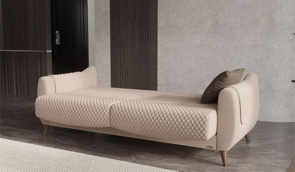 Olivya Koltuk Takımı - Krem Kampanyalı 3+3+1