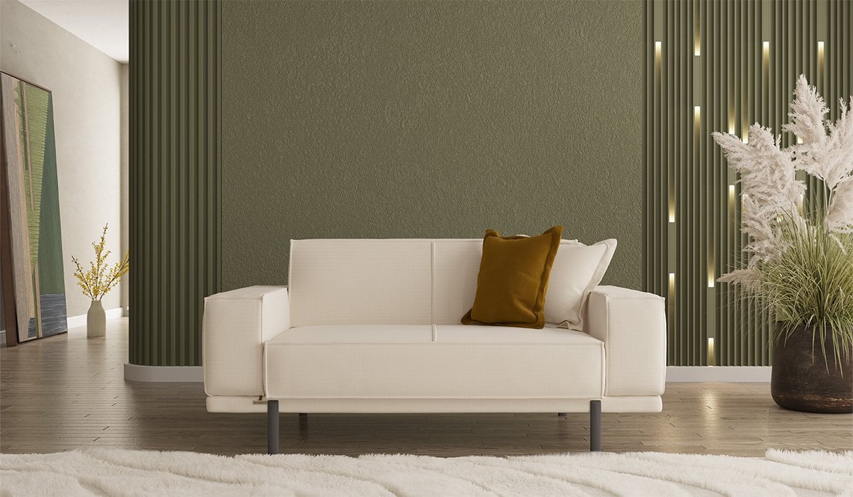Loft İkili Koltuk Beyaz