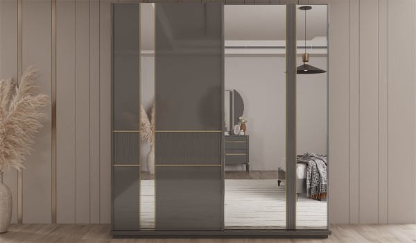 Bella Sürgülü Gardırop 2m.