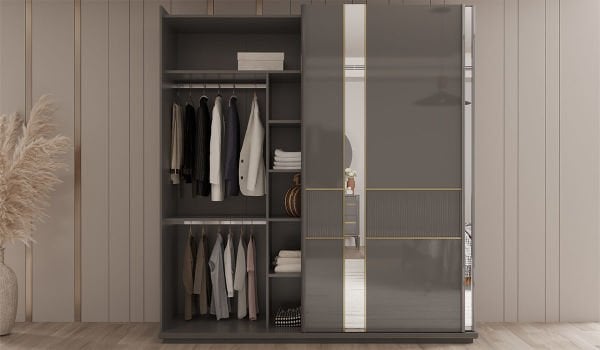 Bella Sürgülü Gardırop 2m.