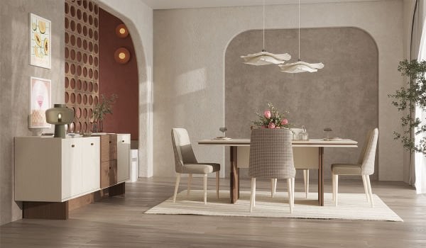 Linen Yemek Odası Takımı