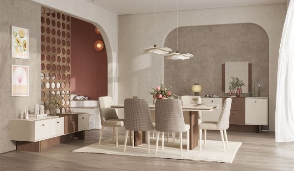 Linen Yemek Odası Takımı