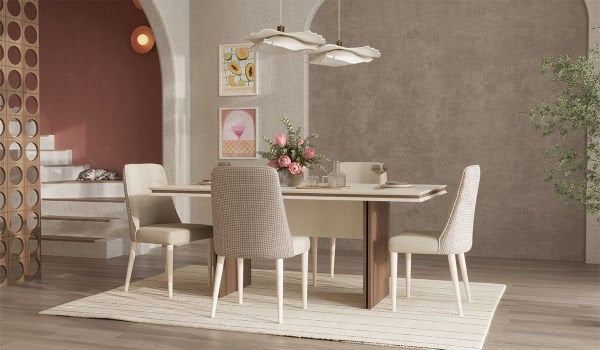 Linen Yemek Odası Takımı