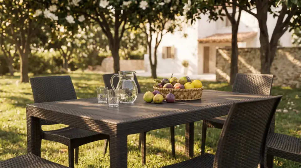 Rattan Large Masa Takımı