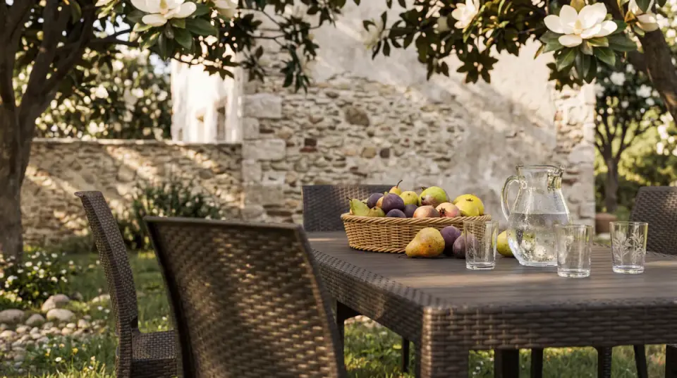 Rattan Large Masa Takımı